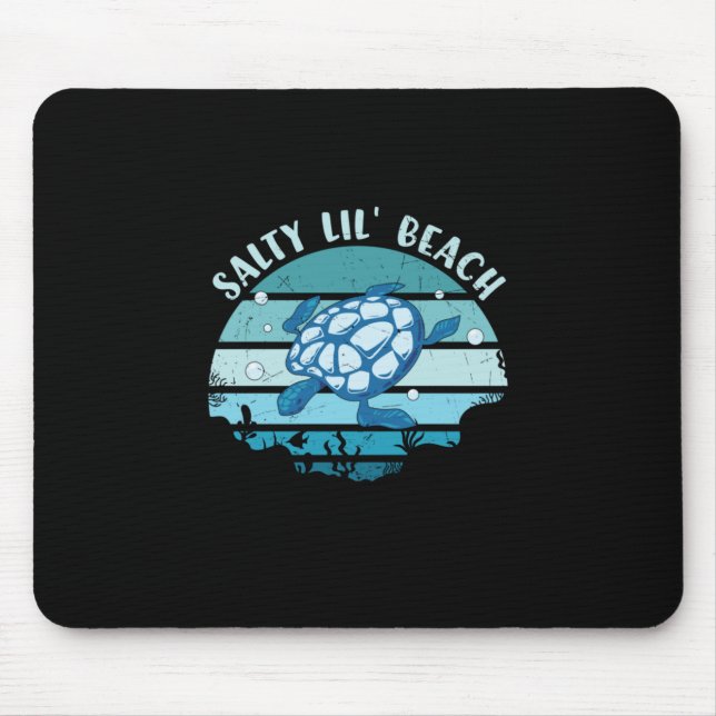 Turtle Lover | Bis Strand Mousepad (Vorne)