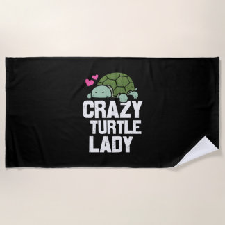 Turtle Lover | Crazy Turtle Lady Strandtuch