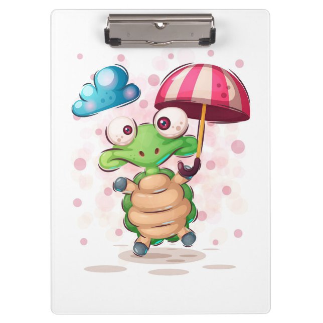 Turtle Lover Cute Sea Turtle Klemmbrett (Vorderseite)