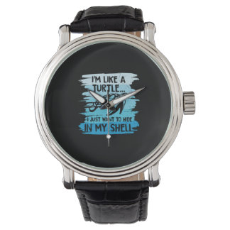 Turtle Lover | I Am Like A Turtle Armbanduhr