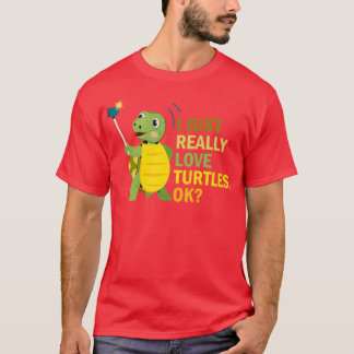 Turtle Lover I just Really Liebe Turtles Ok Island T-Shirt
