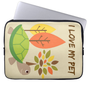 Turtle Lover I Liebe Meine Turtle Laptopschutzhülle