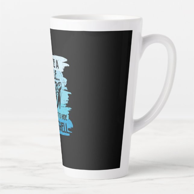 Turtle Lover | Ich bin wie eine Schildkröte Milchtasse (Rechts)