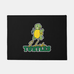 Turtle Lover Ich mag Schildkröten Fußmatte