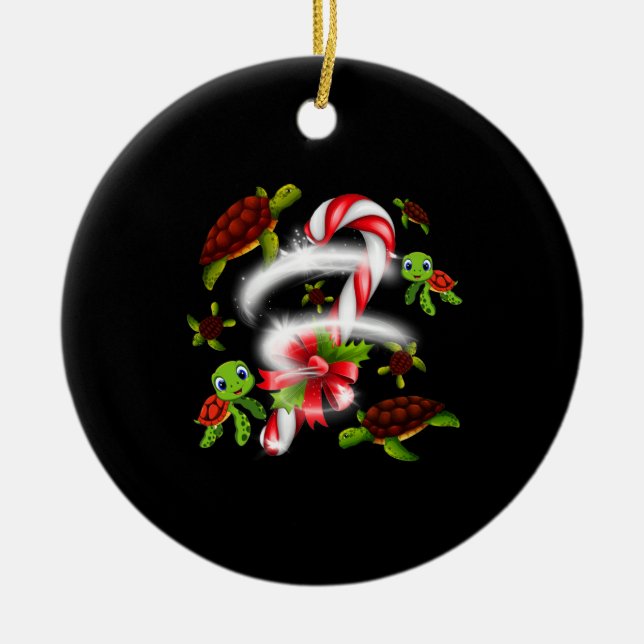 Turtle Lover | Nur ein Mädchen, das die Schildkröt Keramik Ornament (Vorne)