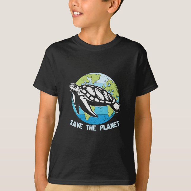 Turtle Lover | Rettet den Planeten T-Shirt (Vorderseite)