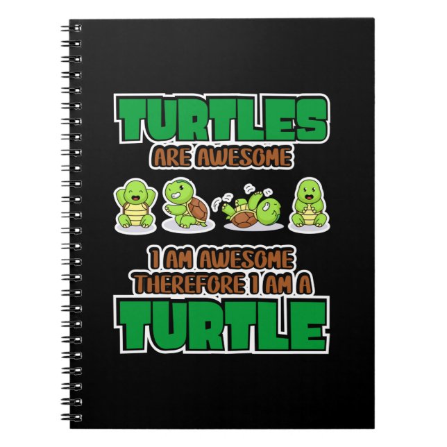 Turtle Lover | Schildkröten sind Phantastisch Notizblock (Vorderseite)