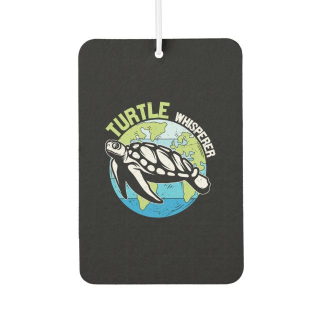 Turtle Lover | Schildkrötenflüster Autolufterfrischer (Vorderseite)