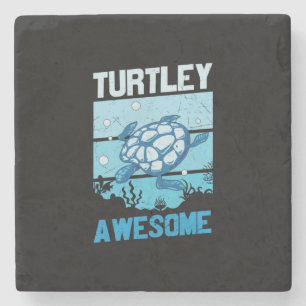 Turtle Lover Schildkrötenliebhaber Steinuntersetzer