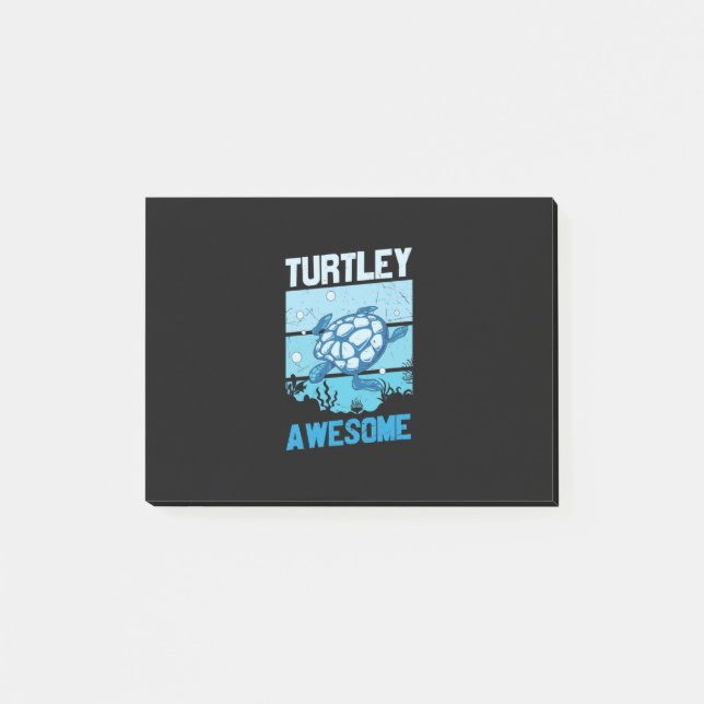 Turtle Lover | Turtley Phantastisch Post-it Klebezettel (Vorderseite)