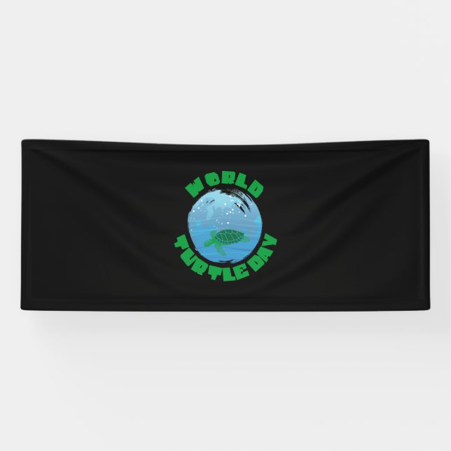 Turtle Lover | Weltschildkrötentag Banner (Horizontal)