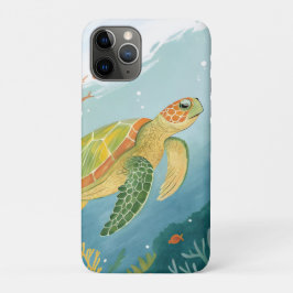 Turtle malen Case-Mate iPhone hülle