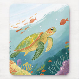 Turtle malen mousepad
