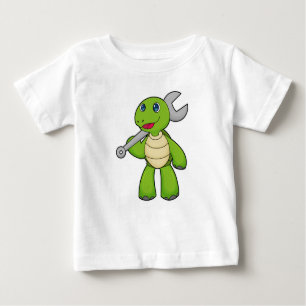 Turtle Mechanic Wrench Baby T-shirt