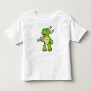 Turtle Mechanic Wrench Kleinkind T-shirt