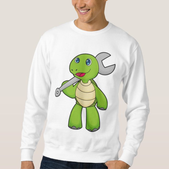 Turtle Mechanic Wrench Sweatshirt (Vorderseite)