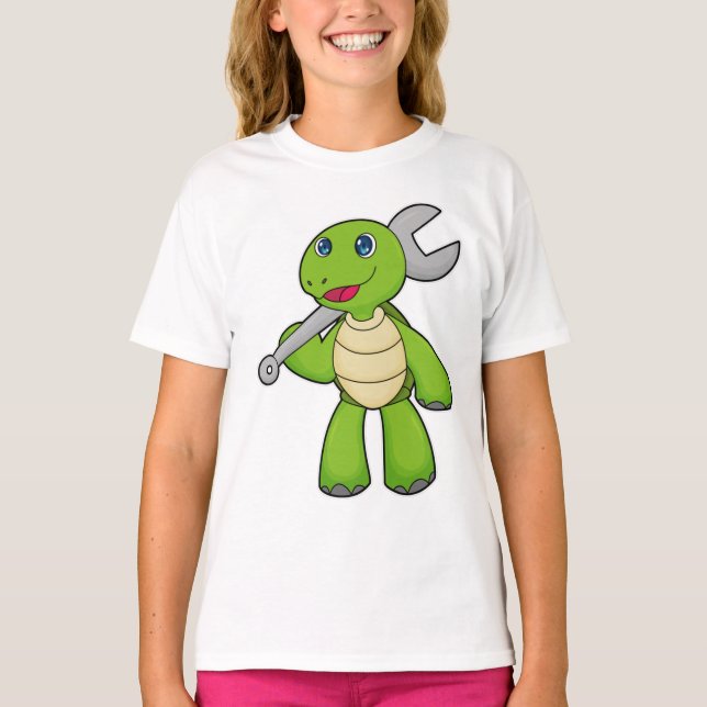 Turtle Mechanic Wrench T-Shirt (Vorderseite)