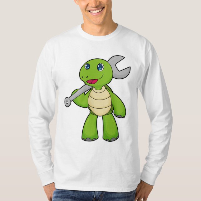 Turtle Mechanic Wrench T-Shirt (Vorderseite)