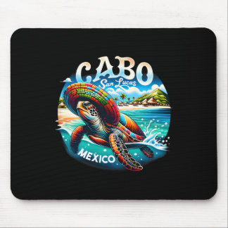 Turtle Mexico Cabo San Lucas Mexiko Familienurlaub Mousepad