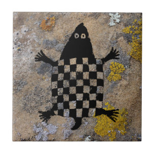 Turtle mimbres Pottery Design Fliese