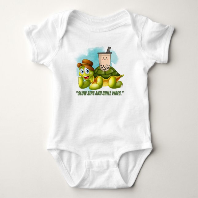 TURTLE MIT BOBA TEE (Vorderseite)