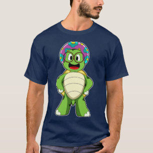 Turtle mit Hut T-Shirt