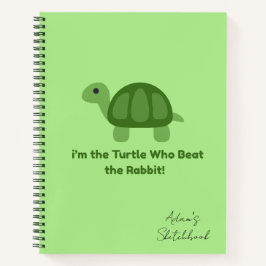 Turtle Motivation Spiral Sketchbook Notizbuch