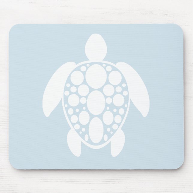 Turtle Mouse Pad - Weiß Mousepad (Vorne)