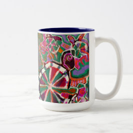 Turtle Mug Nr. 12 ist perfekt für Schildkrötenlieb Zweifarbige Tasse
