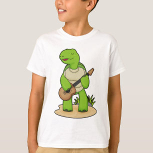 Turtle Musician Gitarre T-Shirt