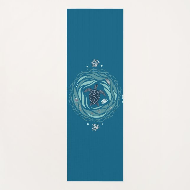 Turtle, Non-Slip Yogamatte (Vorderseite)