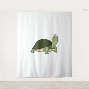 Turtle Nurse Wandteppich