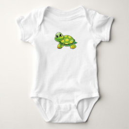 Turtle Onsie Baby Strampler