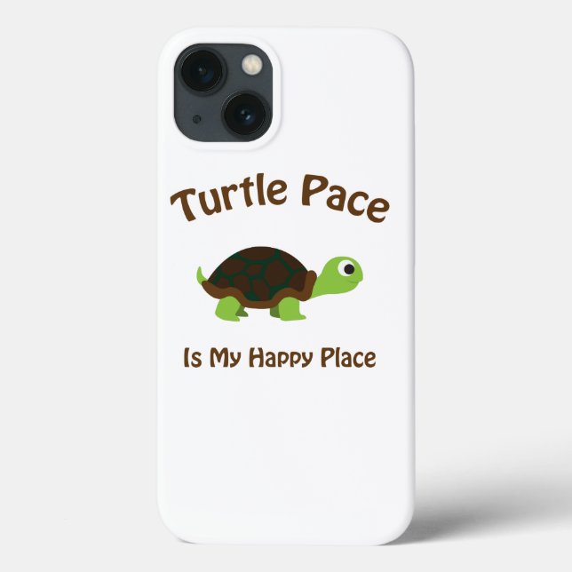 Turtle Pace ist mein glücklicher Ort Case-Mate iPhone Hülle (Rückseite)