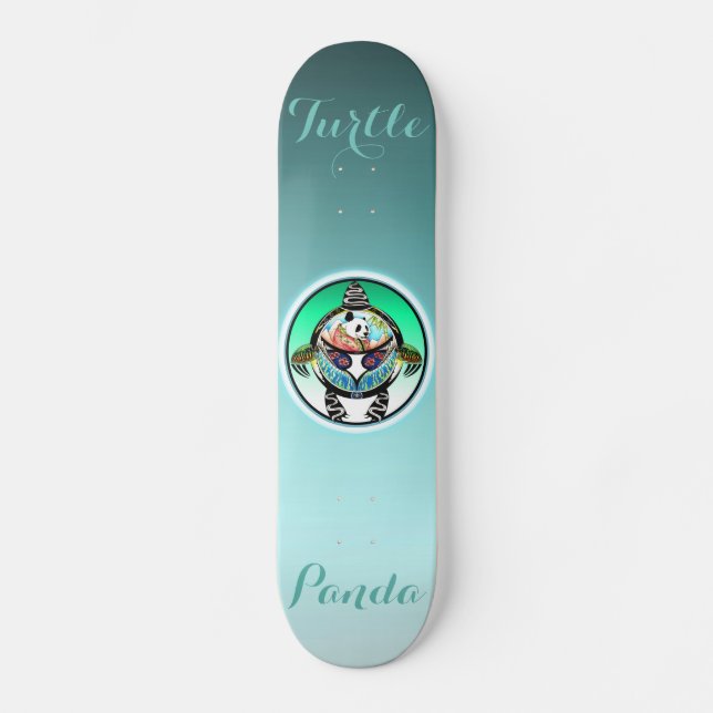 Turtle Panda Skateboard (Vorderseite)