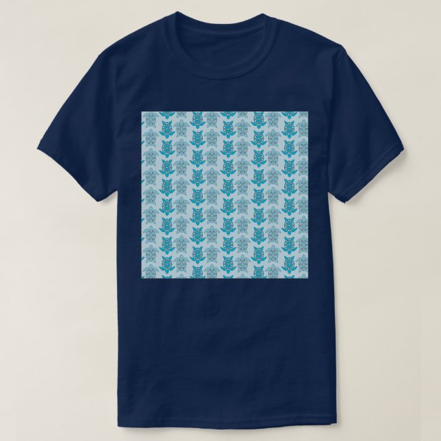 turtle pattern stickers turtley awesome sea turtle T-Shirt (Design vorne)