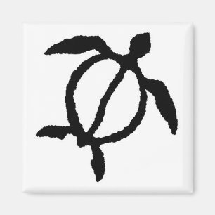 Turtle petroglyph magnet