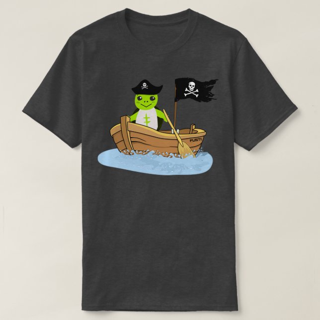 Turtle Pirate T-Shirt (Design vorne)