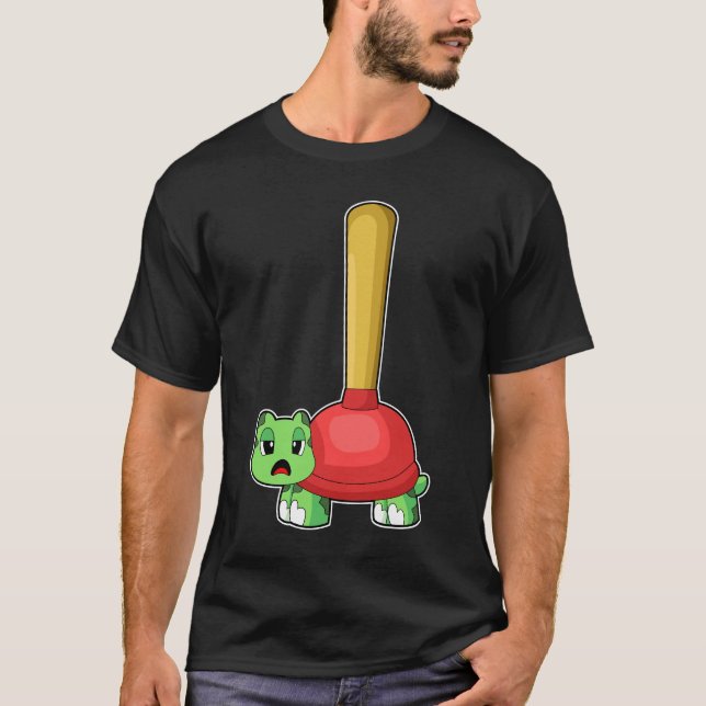 Turtle Plunger T-Shirt (Vorderseite)