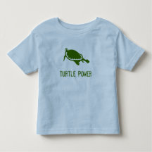 Turtle Power Kleinkind-Shirt
