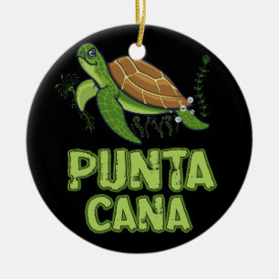 Turtle Punta Cana Dominikanische Republik Souvenir Keramik Ornament
