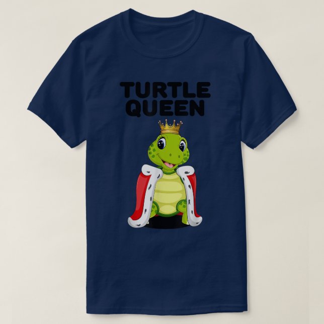 Turtle QueenWomens Turtle LoverPet Tortoise Turtle T-Shirt (Design vorne)
