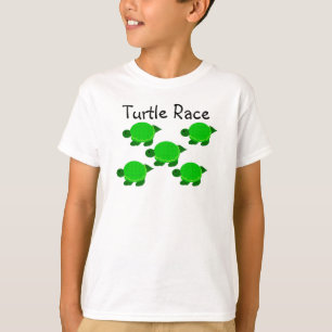 Turtle Race Green Turtle T-Shirt