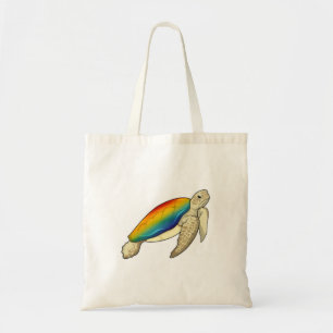 Turtle Rainbow Tragetasche