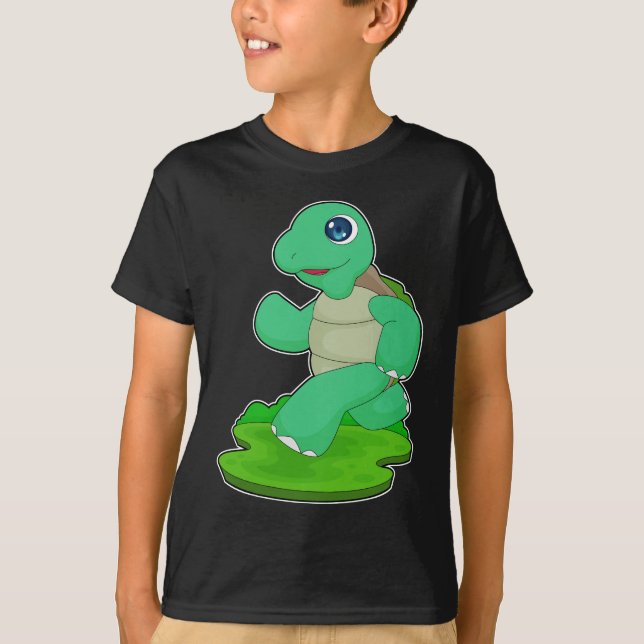Turtle Runner Sport T-Shirt (Vorderseite)