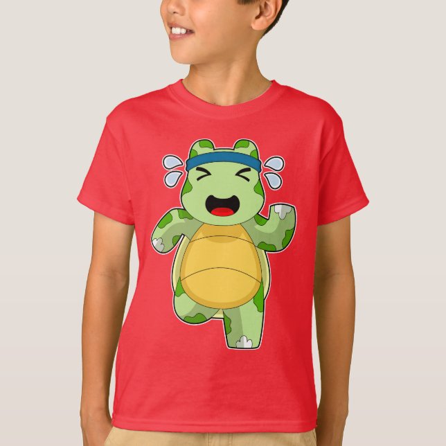 Turtle Runner Sport T-Shirt (Vorderseite)