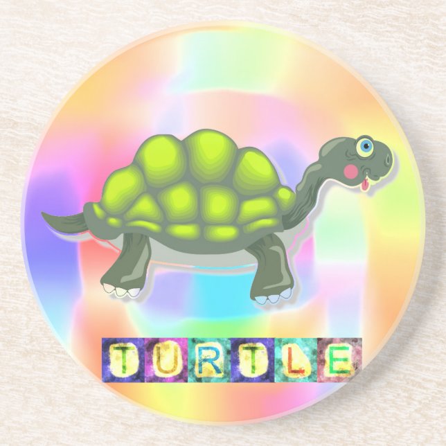 Turtle Sandstone Untersetzer (Vorne)