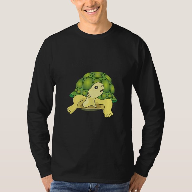 Turtle  saying  Sin estres No stress T-Shirt (Vorderseite)