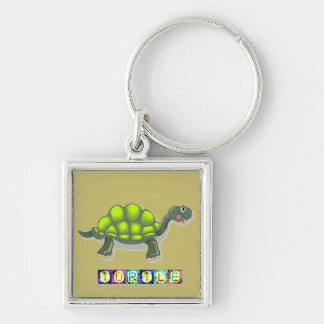 Turtle-Schlüsselanhänger Schlüsselanhänger (Vorne)