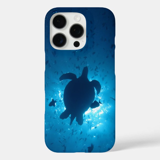 Turtle Silhouette Iphone Case (Rückseite)